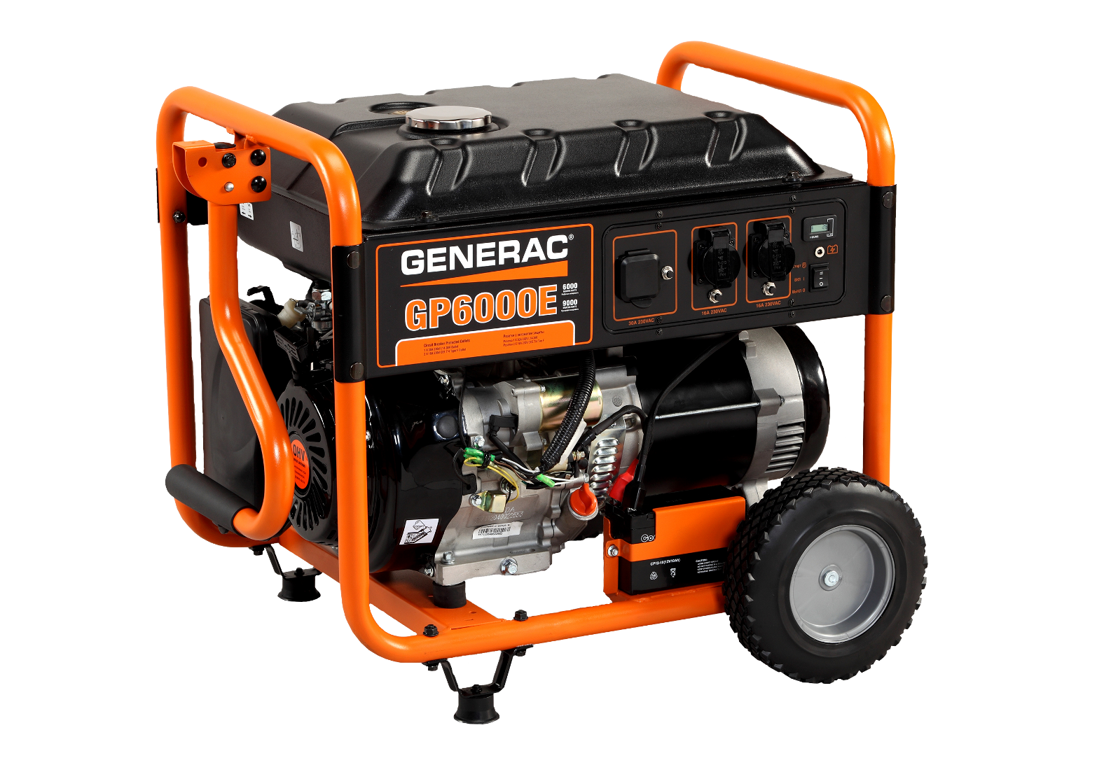 Бензиновый генератор Generac GP 6000 Е 6.0 кВт - купить в Москве у  эксклюзивного дистрибьютора